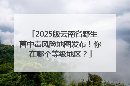 2025版云南省野生菌中毒风险地图发布！你在哪个等级地区？